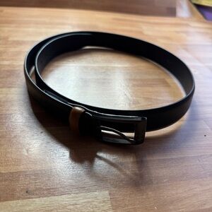 Penguin navy blue leather belt size 38 ,(44 inches )